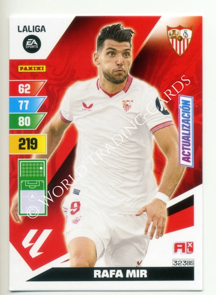 Cromo Trading Card Fútbol-Rafa Mir-Sevilla-Panini Adrenalyn XL 2023-2024-#323bis-Básico