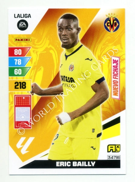 Cromo Trading Card Fútbol-Eric Bailly-Villarreal-Panini Adrenalyn XL 2023-2024-#347bis-Básico