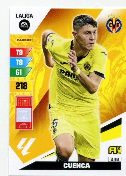 Cromo Trading Card Fútbol-Cuenca-Villarreal-Panini Adrenalyn XL 2023-2024-#348-Básico