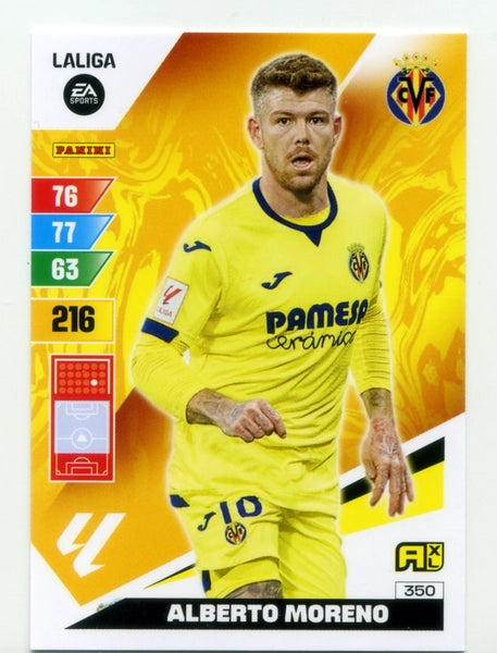 Cromo Trading Card Fútbol-Alberto Moreno-Villarreal-Panini Adrenalyn XL 2023-2024-#350-Básico