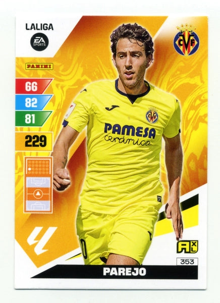 Cromo Trading Card Fútbol-Parejo-Villarreal-Panini Adrenalyn XL 2023-2024-#353-Básico