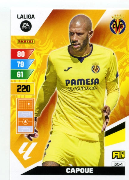 Cromo Trading Card Fútbol-Capoue-Villarreal-Panini Adrenalyn XL 2023-2024-#354-Básico
