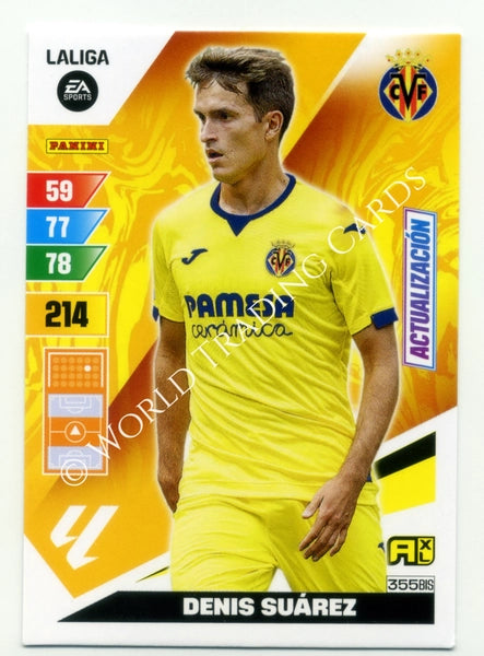 Cromo Trading Card Fútbol-Denis Suarez-Villarreal-Panini Adrenalyn XL 2023-2024-#355bis-Básico