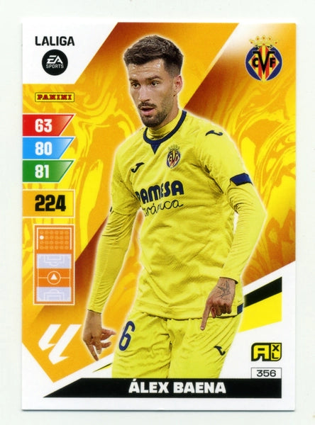 Cromo Trading Card Fútbol-Alex Baena-Villarreal-Panini Adrenalyn XL 2023-2024-#356-Básico