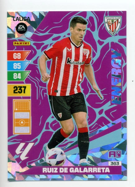 Cromo Trading Card Fútbol-Ruiz de Galarreta-Athletic Club-Panini Adrenalyn XL 2023-2024-#363-Energy