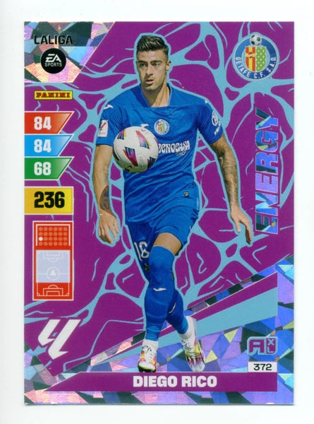 Cromo Trading Card Fútbol-Diego-Rico-Getafe-Panini Adrenalyn XL 2023-2024-#372-Energy