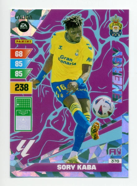 Cromo Trading Card Fútbol-Sory-Kaba-Las Palmas-Panini Adrenalyn XL 2023-2024-#376-Energy