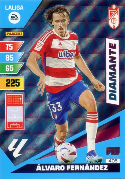 Cromo Trading Card Fútbol-Alvaro Fernandez-Granada-Panini Adrenalyn XL 2023-2024-#405-Diamante