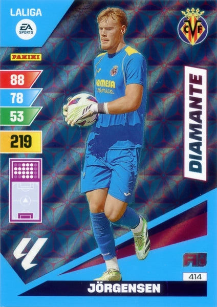 Jörgensen - Villarreal - Panini Adrenalyn XL - 2023-2024 - #414 - Diamante