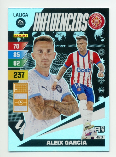 Cromo Trading Card Fútbol-Aleix Garcia-Girona-Panini Adrenalyn XL 2023-2024-#423-Influencers