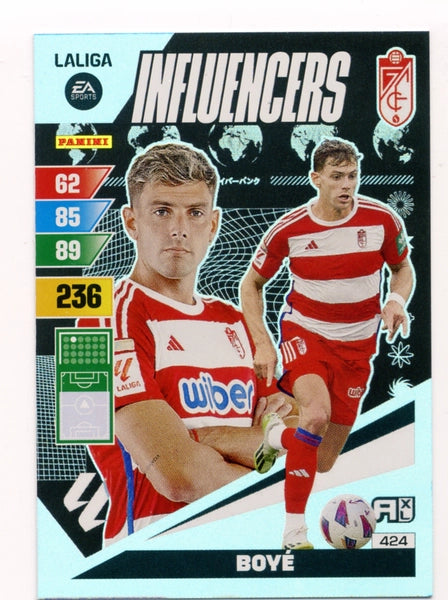 Cromo Trading Card Fútbol-Boye-Granada-Panini Adrenalyn XL 2023-2024-#424-Influencers
