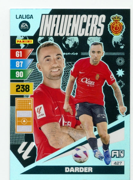 Cromo Trading Card Fútbol-Darder-Mallorca-Panini Adrenalyn XL 2023-2024-#427-Influencers