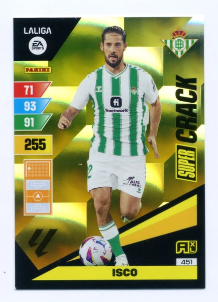Cromo Trading Card Fútbol-Isco-Betis-Panini Adrenalyn XL 2023-2024-#451-Super Crack