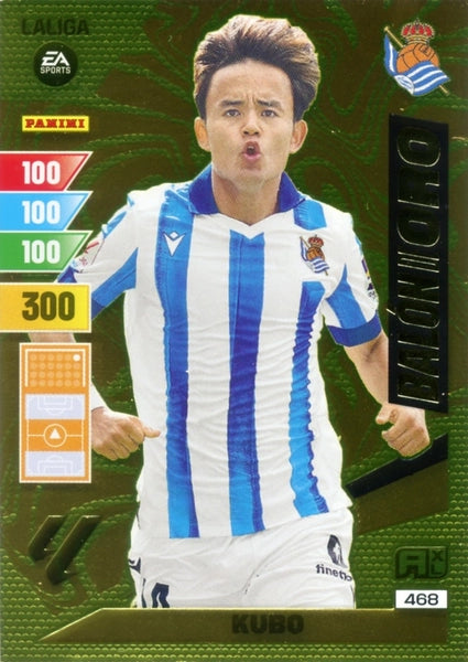 Cromo Trading Card Fútbol-Kubo-Real Sociedad-Panini Adrenalyn XL 2023-2024-#468-Balon de Oro