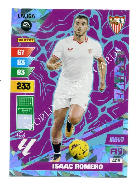 Cromo Trading Card Fútbol-Isaac Romero-Sevilla-Panini Adrenalyn XL 2023-2024-#495-Energy