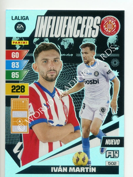 Cromo Trading Card Fútbol-Ivan Martin-Girona-Panini Adrenalyn XL 2023-2024-#502-Influencers