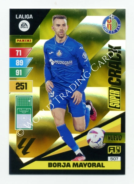 Cromo Trading Card Fútbol-Borja Mayoral-Getafe-Panini Adrenalyn XL 2023-2024-#507-Super-Crack