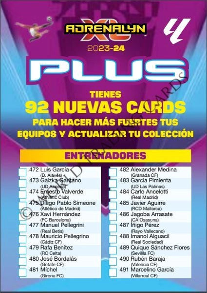 Cromo Trading Card Fútbol-Checklist Plus--Panini Adrenalyn XL 2023-2024--Checklist Plus