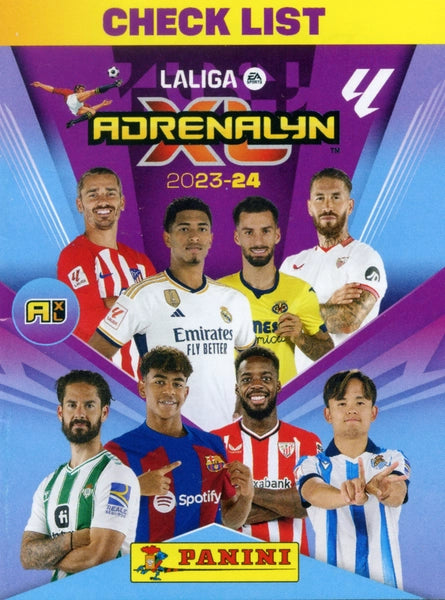 Cromo Trading Card Fútbol-Checklist--Panini Adrenalyn XL 2023-2024--Checklist