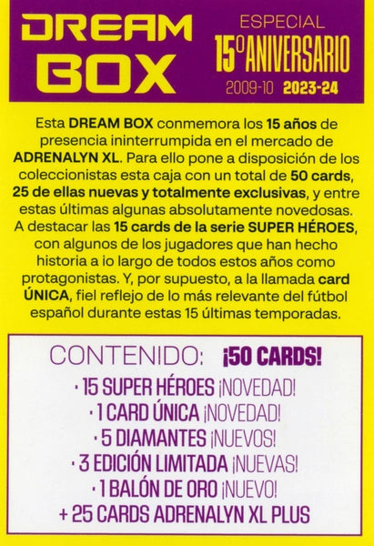 Cromo Trading Card Fútbol-Info Dream Box--Panini Adrenalyn XL 2023-2024--Info Dream Box