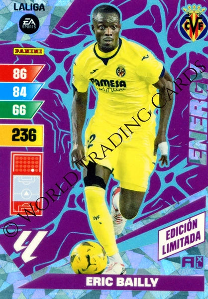 Cromo Trading Card Fútbol-Eric Bailly-Villarreal-Panini Adrenalyn XL 2023-2024--Energy