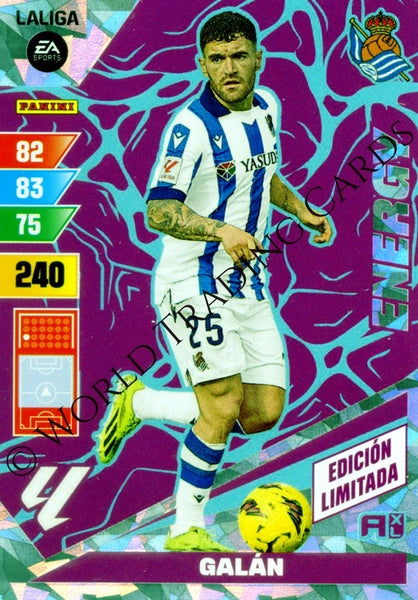 Cromo Trading Card Fútbol-Galan-Real Sociedad-Panini Adrenalyn XL 2023-2024--Energy
