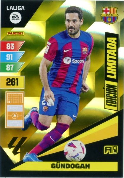 Cromo Trading Card Fútbol-Gündogan-Barcelona-Panini Adrenalyn XL 2023-2024--Edicion-Limitada