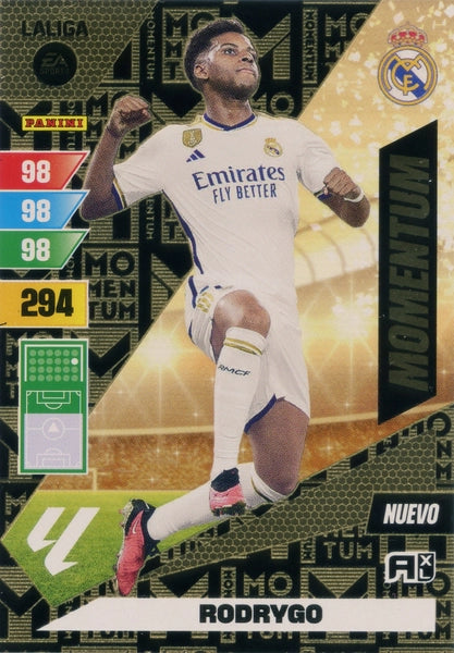 Rodrygo - Real Madrid - Panini Adrenalyn XL - 2023-2024 - - Momentum
