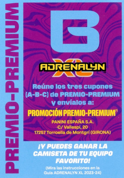 Cromo Trading Card Fútbol-Letra Premium - B--Panini Adrenalyn XL 2023-2024--Letra Premium