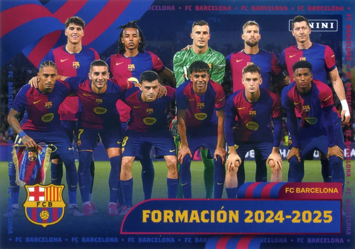 Panini Club FC Barcelona 2024-2025 #002 - Formación 2024-2025 (FC Barcelona)