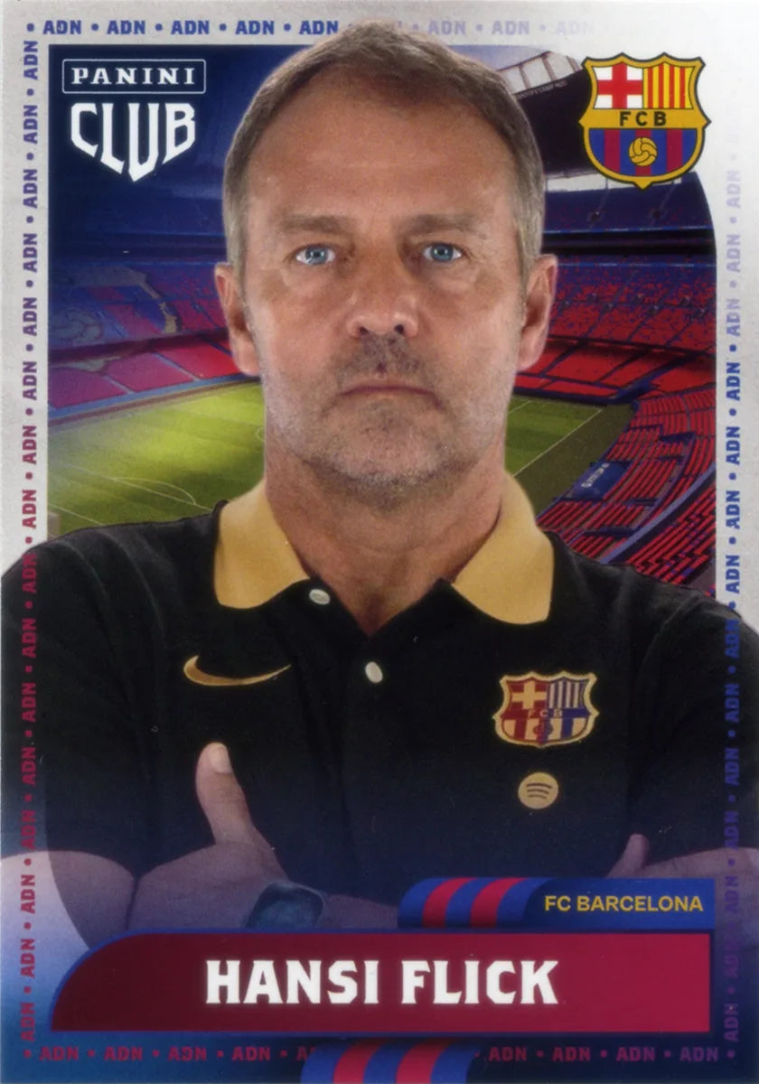 Panini Club FC Barcelona 2024-2025 #004 - Hansi Flick (FC Barcelona) ADN