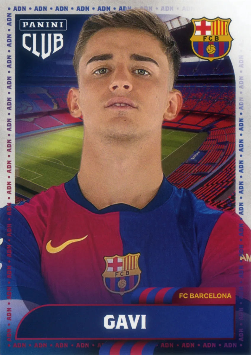 Panini Club FC Barcelona 2024-2025 #017 - Gavi (FC Barcelona) ADN