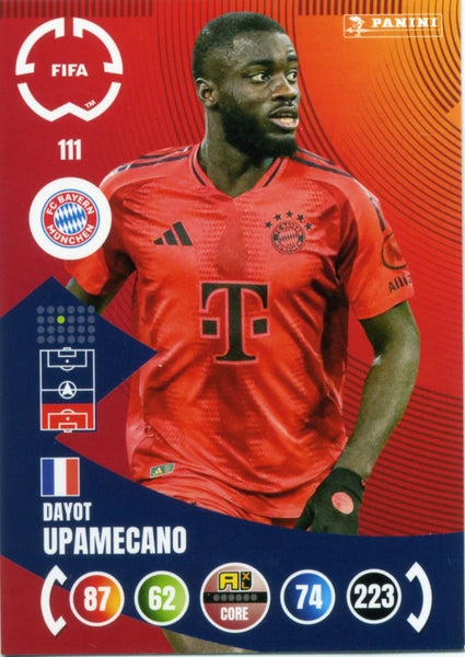 Cromo Trading Card Fútbol-Alphonso Davies-FC Bayern München-Panini Club World Cup Adrenalyn XL 2025-#110-CORE / Team Mate