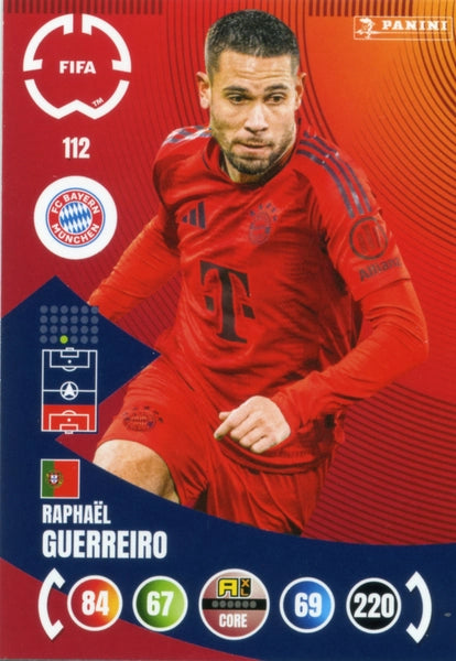 Cromo Trading Card Fútbol-Dayot Upamecano-FC Bayern München-Panini Club World Cup Adrenalyn XL 2025-#111-CORE / Team Mate