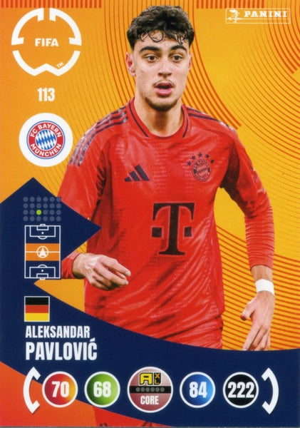 Cromo Trading Card Fútbol-Raphaël Guerreiro-FC Bayern München-Panini Club World Cup Adrenalyn XL 2025-#112-CORE / Team Mate