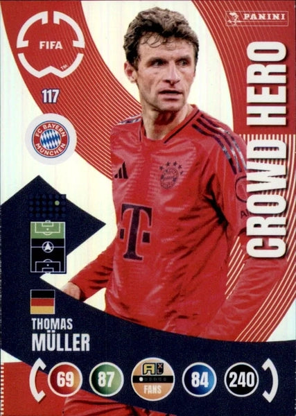 Football Trading Card-Thomas Müller-FC Bayern Munich-Panini Club