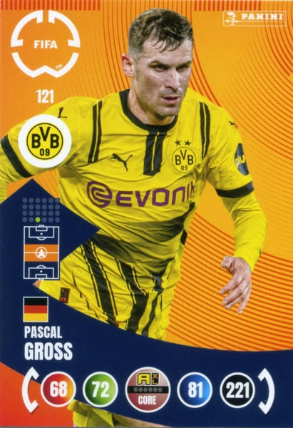 Cromo Trading Card Fútbol-Niklas Süle-Borussia Dortmund-Panini Club World Cup Adrenalyn XL 2025-#120-CORE / Team Mate