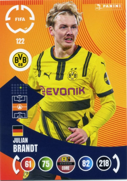 Cromo Trading Card Fútbol-Pascal Gross-Borussia Dortmund-Panini Club World Cup Adrenalyn XL 2025-#121-CORE / Team Mate