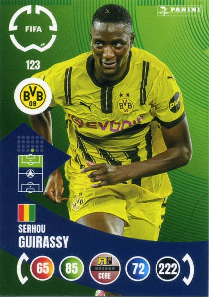 Cromo Trading Card Fútbol-Julian Brandt-Borussia Dortmund-Panini Club World Cup Adrenalyn XL 2025-#122-CORE / Team Mate