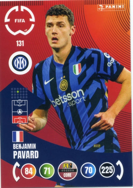 Cromo Trading Card Fútbol-Stefan De Vrij-FC Internazionale Milano-Panini Club World Cup Adrenalyn XL 2025-#130-CORE / Team Mate