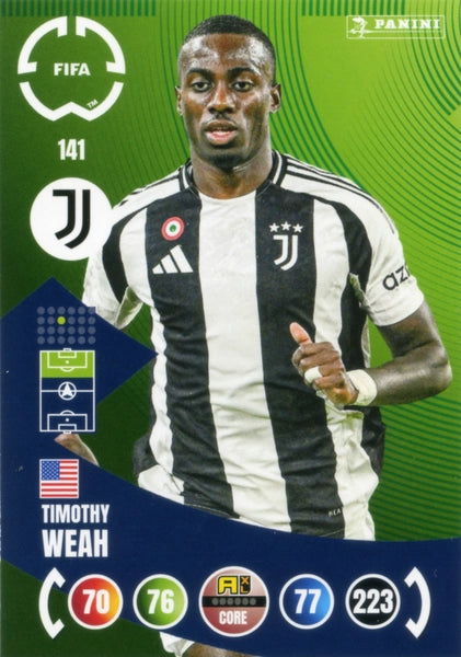 Cromo Trading Card Fútbol-Francisco Conceição-Juventus-Panini Club World Cup Adrenalyn XL 2025-#140-CORE / Team Mate
