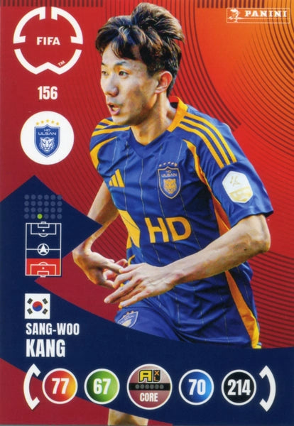 Cromo Trading Card Fútbol-Jung-In Moon-Ulsan HD FC-Panini Club World Cup Adrenalyn XL 2025-#155-CORE / Team Mate