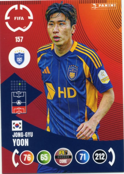Cromo Trading Card Fútbol-Sang-Woo Kang-Ulsan HD FC-Panini Club World Cup Adrenalyn XL 2025-#156-CORE / Team Mate