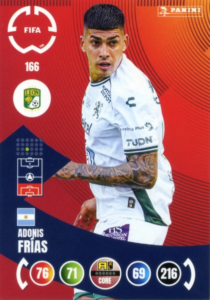 Cromo Trading Card Fútbol-Salvador Reyes-Club León-Panini Club World Cup Adrenalyn XL 2025-#165-CORE / Team Mate