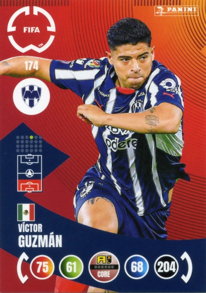 Cromo Trading Card Fútbol-Esteban Andrada-CF Monterrey-Panini Club World Cup Adrenalyn XL 2025-#173-CORE / Team Mate