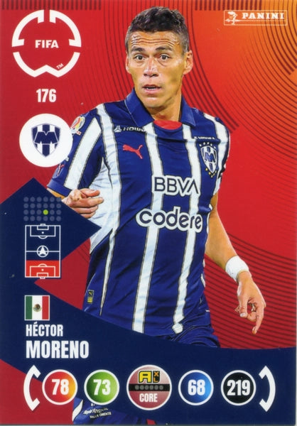 Cromo Trading Card Fútbol-Sergio Ramos-CF Monterrey-Panini Club World Cup Adrenalyn XL 2025-#175-CORE / Team Mate