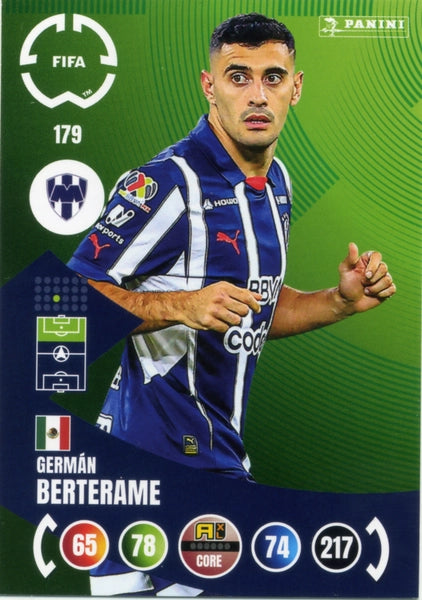 Cromo Trading Card Fútbol-Óliver Torres-CF Monterrey-Panini Club World Cup Adrenalyn XL 2025-#178-CORE / Team Mate