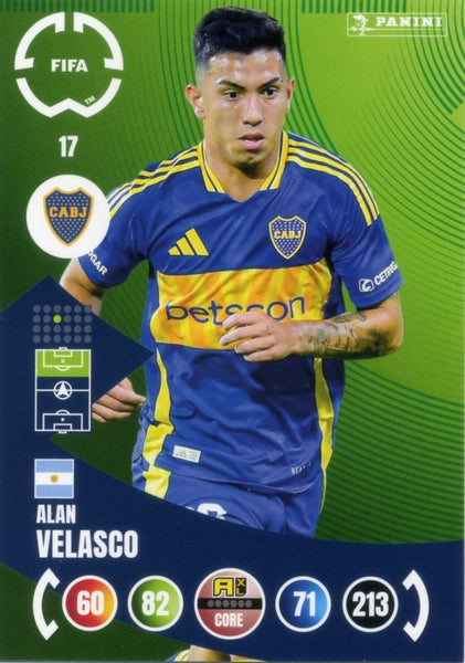 Cromo Trading Card Fútbol-Carlos Palacios-CA Boca Juniors-Panini Club World Cup Adrenalyn XL 2025-#016-CORE / Team Mate