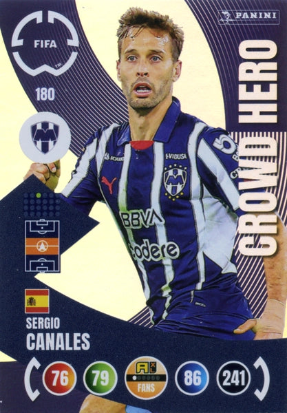 Cromo Trading Card Fútbol-Germán Berterame-CF Monterrey-Panini Club World Cup Adrenalyn XL 2025-#179-CORE / Team Mate