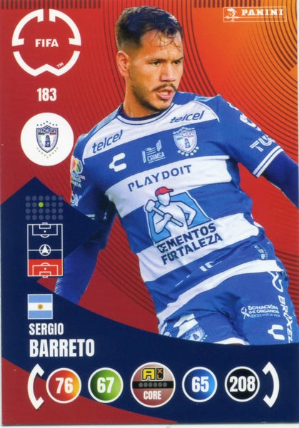 Cromo Trading Card Fútbol-Bryan González-CF Pachuca-Panini Club World Cup Adrenalyn XL 2025-#182-CORE / Team Mate